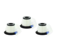 vhbw Kit de 3x Filtres d'aspirateur compatible avec Sauber UVC-122311.3 aspirateur sans-fil - Filtre anti-saleté