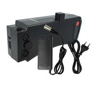 Vhbw Kit De Charge 2 Pcs. Compatible Avec Curtis Alu-City Vélo Électrique - Batterie, Chargeur Noir