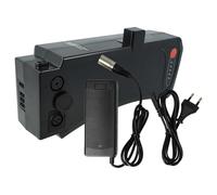 Vhbw Kit De Charge 2 Pcs. Compatible Avec Prophete Alu-City Didi-Thurau-Edt, Comfort, Comfort Plus Vélo Électrique - Batterie, Chargeur Noir