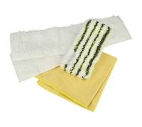 vhbw Kit de lingettes en microfibre de 4 pièces remplacement pour Kärcher 2.863-171.0, 2.863-266.0 pour nettoyeur à vapeur