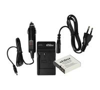 vhbw Kit de Recharge Remplacement pour Pentax LB-060 pour Appareil Photo - 1x Station de Charge, 1x Batterie