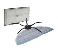 vhbw Kit d'entretien de 3 pièces compatible avec Roborock S 7 maxV Ultra, 8 Pro, 7, 8, 5, 6 robot aspirateur