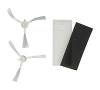 vhbw Kit d'entretien de 4 pièces compatible avec Rowenta X-plorer Serie 40 Total Care Connect RR7275 robot aspirateur