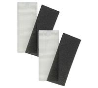 vhbw Kit Filtre remplacement pour Rowenta ZR720002 pour aspirateur-robot - 4x Filtre rechange (filtre, filtre en mousse)