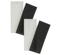 vhbw Kit Filtre compatible avec Rowenta X-plorer Serie 40 Total Care Con RR7275 aspirateur-robot - 4x Filtre rechange (filtre, filtre en mousse)