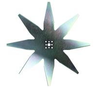 vhbw Lame compatible avec Stiga Autoclip 527, 528S, 527S, 525S, 530 SG tondeuse - Lame de rechange, argenté, acier inoxydable