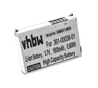 vhbw Li-Ion batterie 1880mAh (3.7V) pour système de navigation GPS Garmin Zumo 210, 210 CE, 220, 600, 650, 665, 665LM 660, 660LM