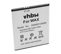 vhbw Li-ION Batterie 2000mAh (3.7V) pour Portable Smartphone téléphone Wiko Rainbow 4G comme L5503AE.