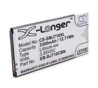 Vhbw Li-Ion Batterie 3300mah (3.85v) Pour Téléphone Smartphone Samsung Galaxy J7 2016, J7 6 Duos Td-Lte, J7 Core, J7 Metal 2016 Duos Lte