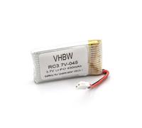 Vhbw Li-Ion Batterie 450mah (3.7v) Pour Modèle Réduit Quadrirotor U841-1, U841-16, U843-Vhbw