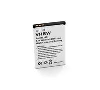 Vhbw Li-Ion Batterie 600mah (3.7v) Pour Portable Téléphone Smartphone Olympia Outdoor Free, Vox Colour Comme Bba-07, Bk-Bl-4c.