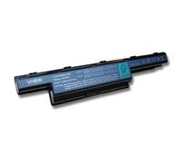 vhbw Li-Ion batterie 6600mAh (11.1V) pour ordinateur PC Packard Bell EasyNote TM87, TM89, TM94, TM98, TS11-HR comme AS10D31, 31CR19/652, BT.00603.11.