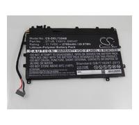 vhbw Li-Polymère batterie 2700mAh (11.1V) noir pour ordinateur portable laptop notebook Dell Latitude 13 7000, 7350