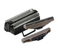 vhbw Lot avec 2x bloc de lames, 1x grille de rasoir double avec cadre compatible avec Wahl 7056 39,1, 39.0 rasoir, noir/argenté