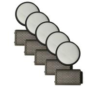 vhbw Lot de 10 filtres compatible avec Rowenta RO3951EA, RO3927EA, RO3923EA, RO3799EA, RO3759EA, RO3953EA aspirateur - filtre HEPA, filtre pré-moteur
