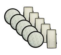 vhbw Lot de 10 filtres compatible avec Rowenta Silence Force Allergy+ Home & Car RO7793EA aspirateur - filtre pré-moteur, filtre EPA