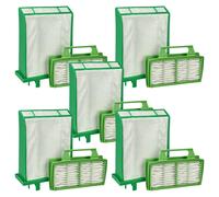 vhbw Lot de 10 filtres compatible avec Sebo Airbelt K3, K1 aspirateur - filtre de protection hygiène, microfiltre