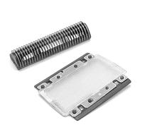 vhbw Lot de 1x bloc-couteaux, 1x grille de rasoir compatible avec Braun 3770, 3773, 3774, 3775, 5447, 5449, 5628, 5629, 5632, 5634, 5635 rasoir, noir/argent