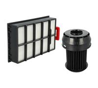 vhbw Lot de 2 filtres compatible avec Bosch BGS 6-PRO1 (série 01-04), 6 Pro 101, 6 Pro 2 aspirateur - filtre HEPA, filtre à lamelles