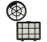vhbw Lot de 2 filtres compatible avec Bosch BGS05A222/02, BGS05A222/03, BGS05A225/02, BGS05A225/03 aspirateur - filtre d'échappement, filtre HEPA