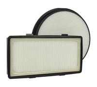vhbw Lot de 2 filtres compatible avec Rowenta RO7647EA/410, RO7643EA/411, RO7634EA/410 aspirateur - filtre d'échappement, préfiltre