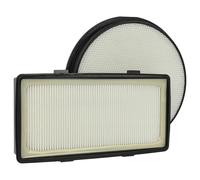 vhbw Lot de 2 filtres compatible avec Rowenta RO7676EA/410, RO7663EA/410, RO7681EA/410 aspirateur - filtre d'échappement, préfiltre