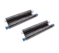 vhbw Lot de 2 rubans thermique compatible avec Panasonic KX FP 245, KX FP 248 imprimante fax - Rouleaux de transfert thermique 35 m sans puce