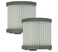vhbw Lot de 2x filtres à cartouche compatible avec AEG TORNADO TOP5-21TG, TOP5-18IW, TOP5-14EB aspirateur à sec ou humide - Filtre plissé