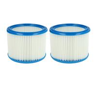 vhbw Lot de 2x filtres à cartouche compatible avec IPC / Soteco NRG 1/30 TC SAUBER aspirateur - Filtre plissé