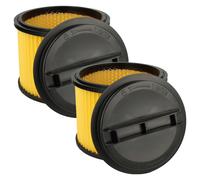 vhbw Lot de 2x filtres à cartouche remplacement pour Einhell 2342425, 2342175, 2342167 pour aspirateur - Filtre plissé