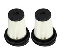 vhbw Lot de 2x filtres plissé plat compatible avec Domo DO215SV, DO217SV aspirateur sans fil à batterie - Élément filtrant