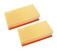 vhbw Lot de 2x filtres plissé plat compatible avec Festool CT 11 E, CT 22 E, CT 33 E/LE aspirateur sec/humide, aspirateur - Élément filtrant