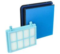 vhbw Lot de 3 filtres compatible avec Philips PowerPro Compact FC9330/09, FC9331/07 aspirateur - filtre HEPA, filtre protection moteur, filtre mousse