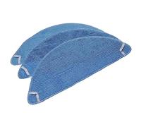 vhbw Lot de 3 lingettes remplacement pour Ecovacs 220-6225-0068, D-CC03-2020 pour aspirateur robot - 3x chiffons microfibre