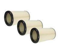 vhbw Lot de 3x filtres à cartouche remplacement pour Kärcher 57310070, 5.731-007.0 pour aspirateur - Filtre plissé