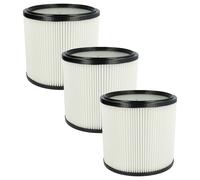 vhbw Lot de 3x filtres à cartouche remplacement pour Starmix FPP 3200, 413525, 4011240413525 pour aspirateur - Filtre plissé, polyester