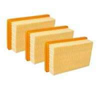 vhbw Lot de 3x filtres plissé plat compatible avec Kärcher MV4