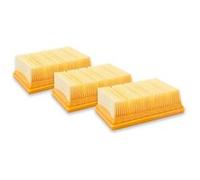 vhbw 3x filtre à pris plats pour aspirateur robot aspirateur multi-usages Kärcher MV4, MV5, MV6, WD4, WD5, WD6