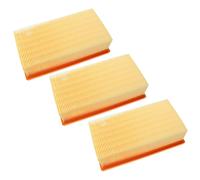 vhbw 3x filtre plissé plat compatible avec Kärcher NT 351 Eco-HO, NT 351 Eco Profi aspirateur sec/humide, aspirateur - Élément filtrant