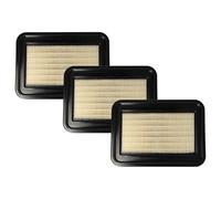 vhbw Lot de 3x filtres plissé plat compatible avec Makita VC4210M aspirateur - Élément filtrant