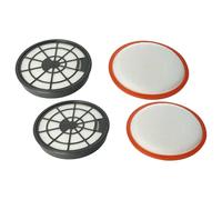 vhbw Lot de 4 filtres compatible avec Dirt Devil DD2750-0, DD2720-9, DD2750-1, Pick Up Power aspirateur - filtre d'échappement, filtre protection moteur