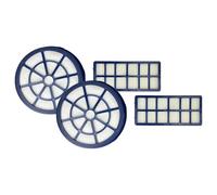 vhbw Lot de 4 filtres compatible avec Hoover BR71_BR10011, BR71_BR20011, BR71_BR15021 aspirateur - filtre d'échappement, filtre pré-moteur