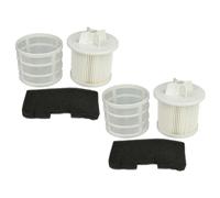 vhbw Lot de 4 filtres compatible avec Hoover SE71_RA41011 39001458, SE71_RA05001 39001239 aspirateur - filtre d'échappement, filtre pré-moteur