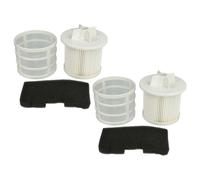 vhbw Lot de 4 filtres compatible avec Hoover SP81_SP01001 39001246, SEC1_SE01011 39001155 aspirateur - filtre d'échappement, filtre pré-moteur