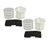 vhbw Lot de 4 filtres compatible avec Hoover TSBE1401 012 39001454, TSBE1401 019 39001332 aspirateur - filtre d'échappement, filtre pré-moteur