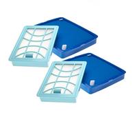 vhbw Lot de 4 filtres compatible avec Philips PowerPro Expert FC9742/09, FC9743/09, FC9744/09, FC9745/09, FC9746/09 aspirateur