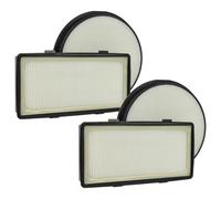 vhbw Lot de 4 filtres compatible avec Rowenta RO7647EA/410, RO7643EA/411, RO7634EA/410 aspirateur - filtre d'échappement, préfiltre