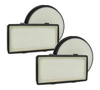vhbw Lot de 4 filtres compatible avec Rowenta SILENCE, RO7686EA/411, RO7696EA/411 aspirateur - filtre d'échappement, préfiltre