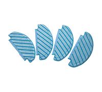 vhbw Lot de 4 lingettes compatible avec Ecovacs Deebot Ozmo T8 Aiv aspirateur robot - lingette pour lavage des sols