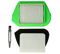 vhbw Lot de 4 pièces filtres/pinceau compatible avec Rowenta City Space Cyclonic, Compacteo Ergo Cyclonic, RO5326, RO532601,